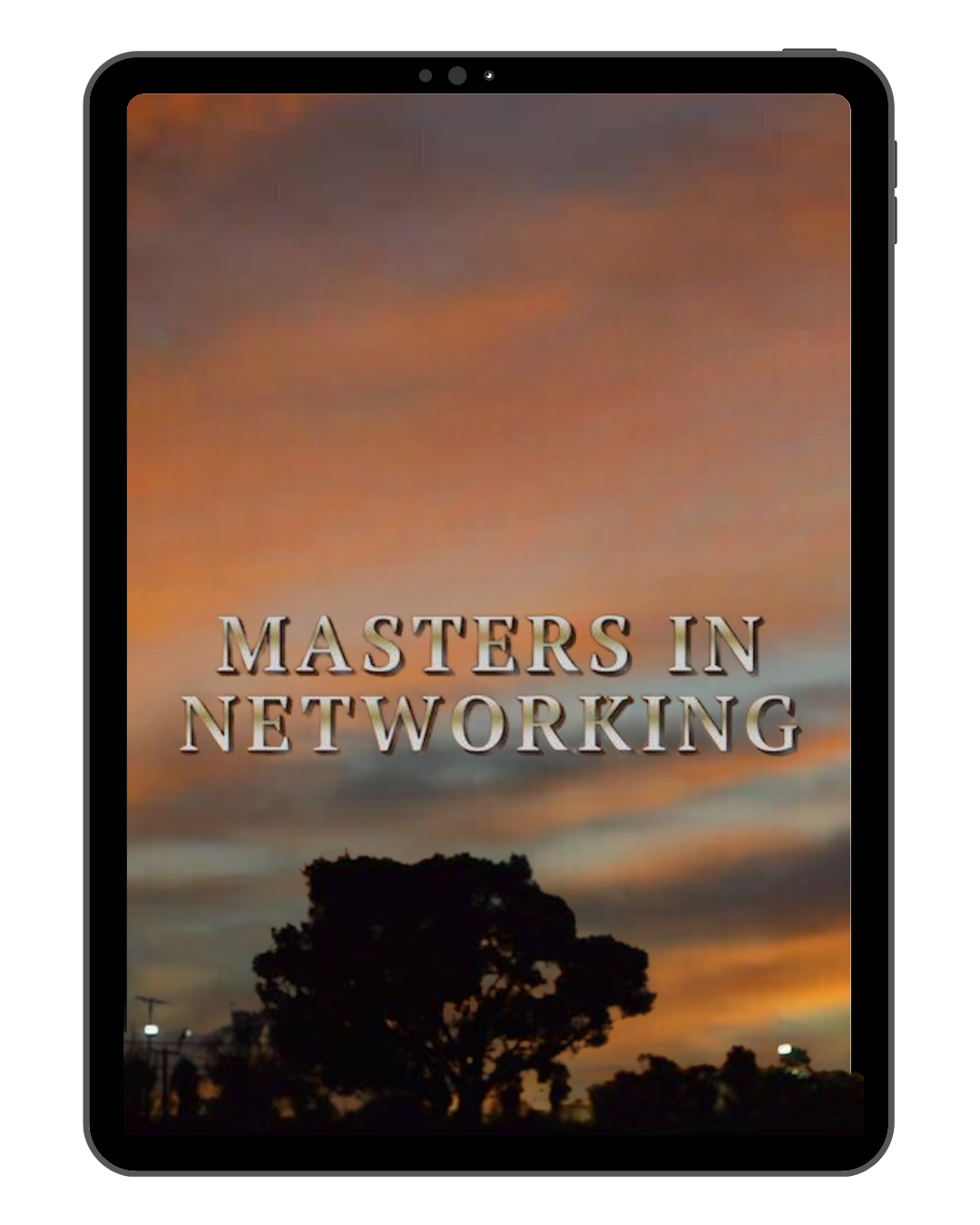 Masters in Networking image of morning sunrise over breakfast